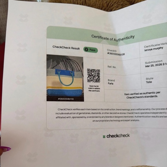 Furla Tote Bag w/ COA - Picture 13 of 16